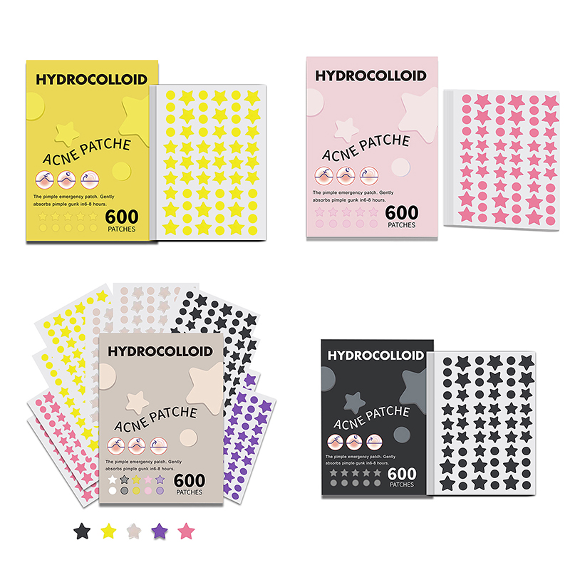 Skincare - 600 pièces/ensemble Patchs anti-acné en forme