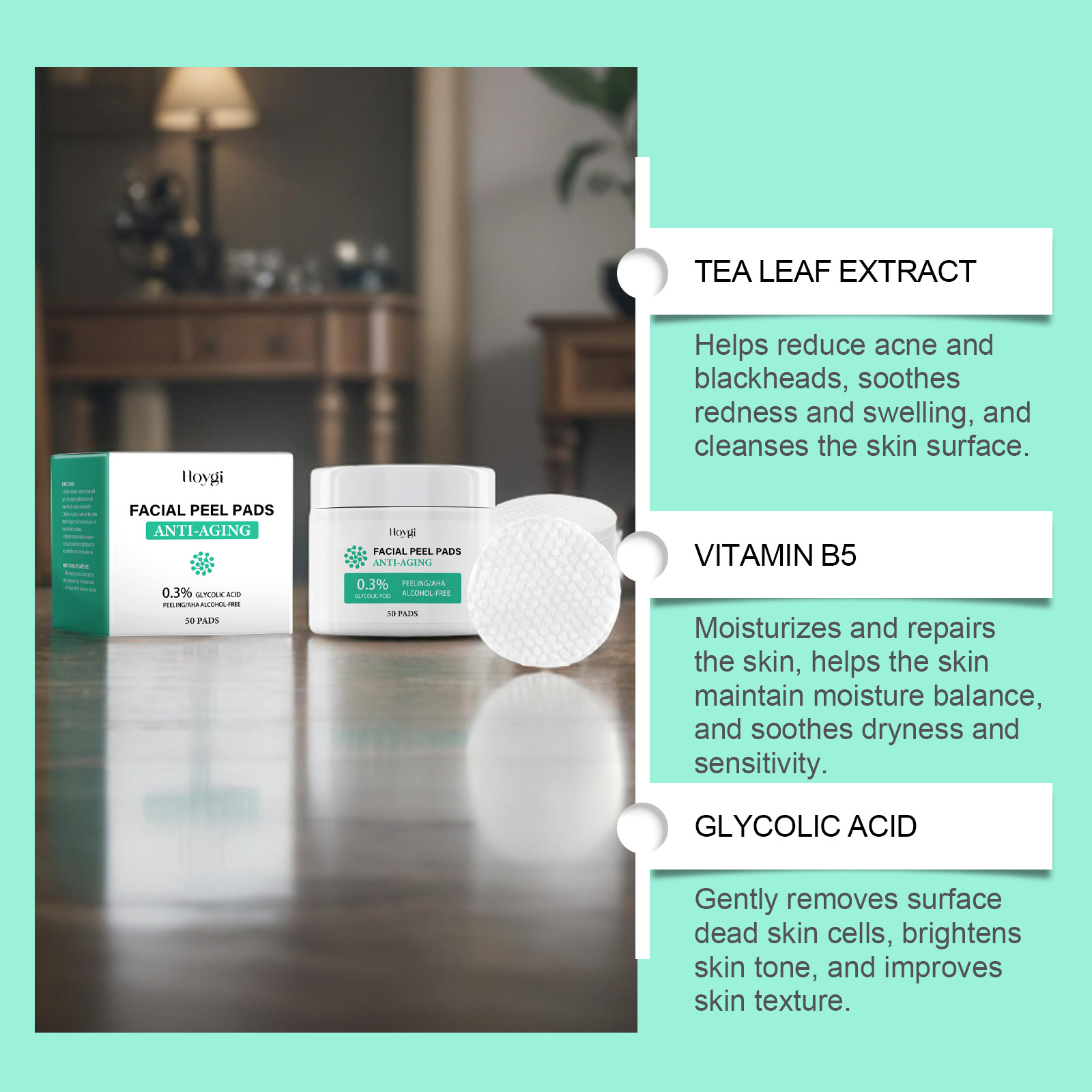Coussinets de coton à l'acide  - Salicylic Acid Blackhead Remover avis et prix